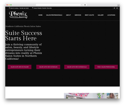 Coiffeur top WordPress theme - phenixnorcal.com