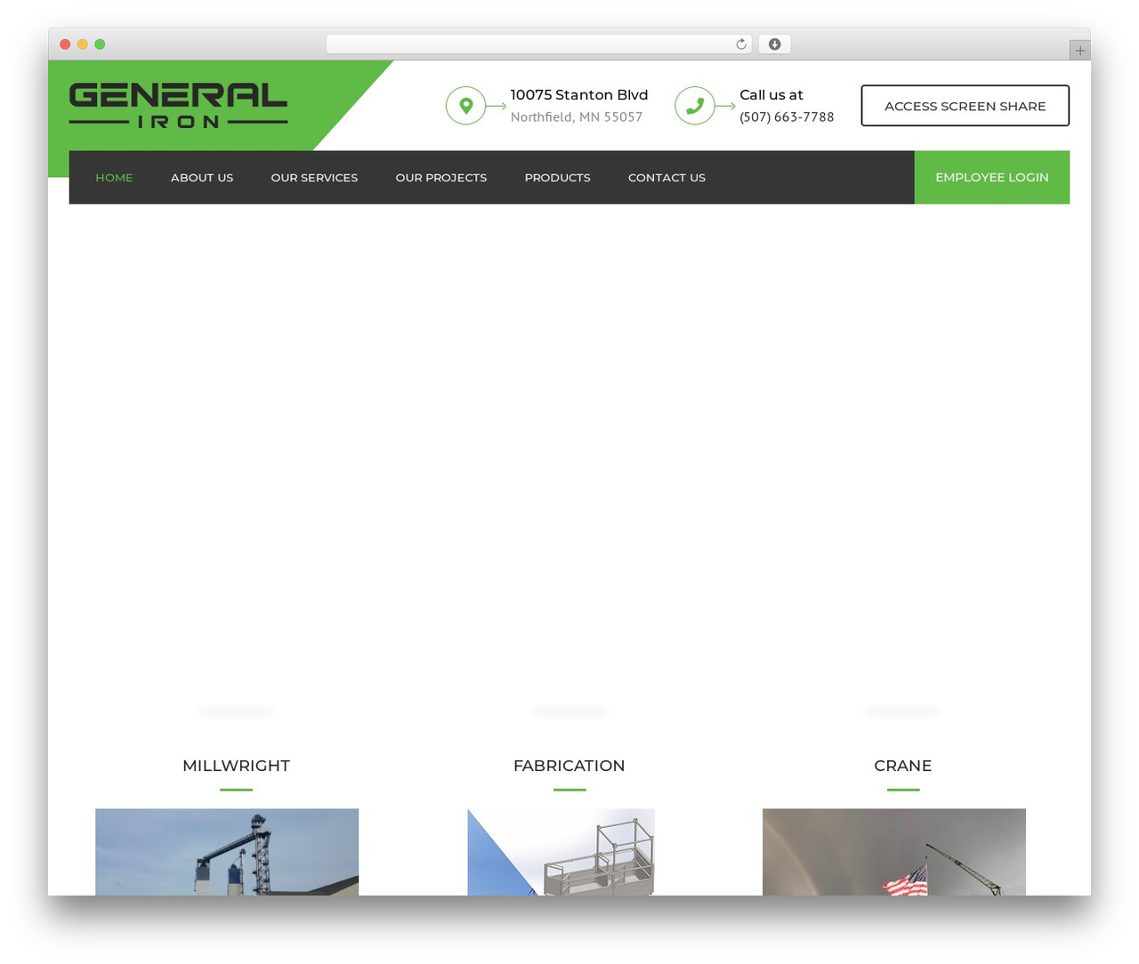 Constructo theme WordPress - generalironmn.com
