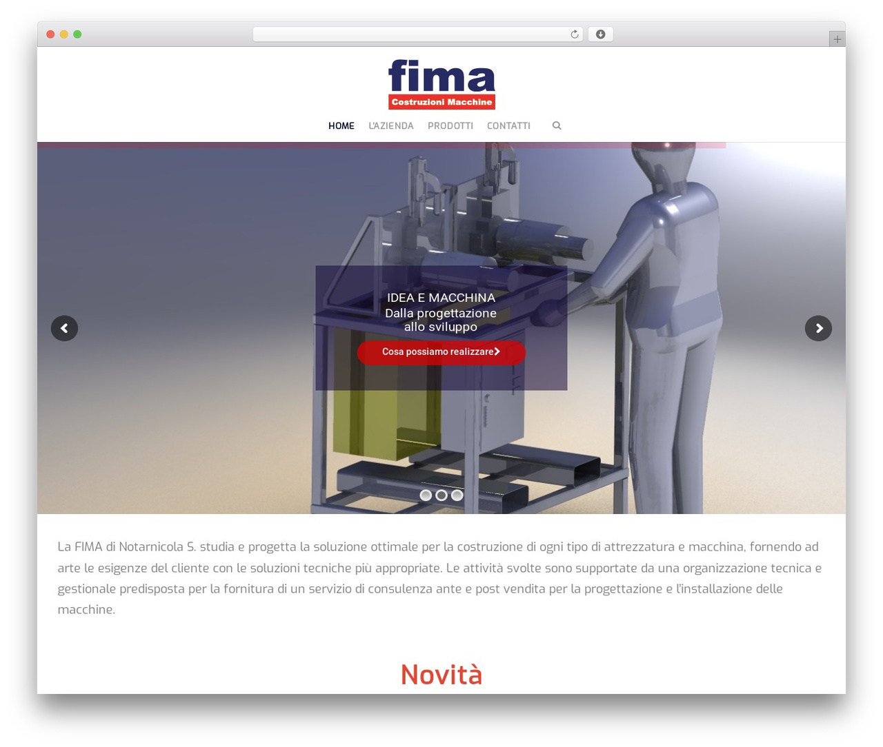 Create WordPress theme - fimacostruzionimacchine.it Create WordPress theme - fimacostruzionimacchine.it
