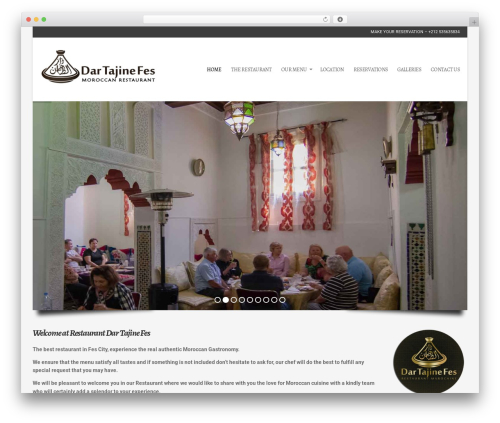 Igloo WordPress restaurant theme - dartajine.com