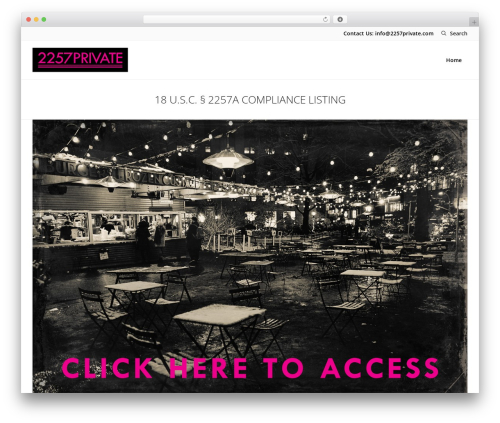 Minoo WordPress theme - 2257private.com