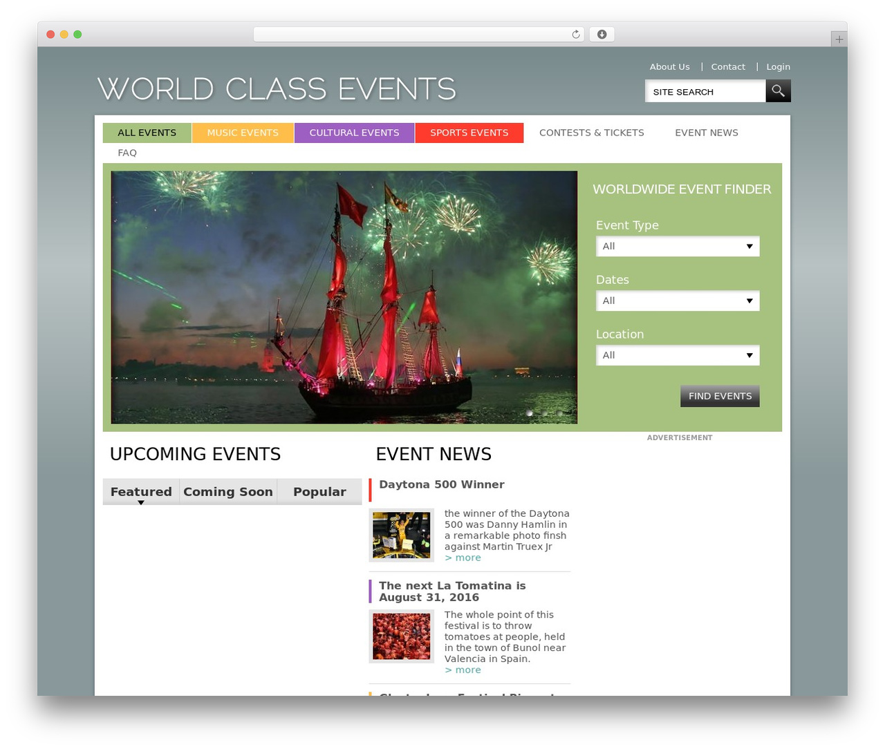OmniFramework Theme WordPress theme - worldclassevents.com OmniFramework Theme WordPress theme - worldclassevents.com