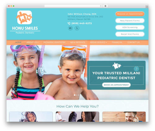 Practice WP theme - honusmilespediatricdentistry.com