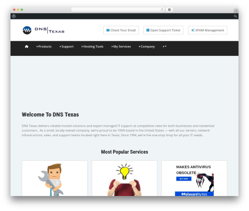Prosper theme WordPress - dnstexas.com