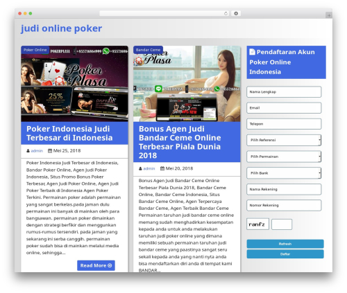 Tenocation WordPress theme - judionlinepoker.org