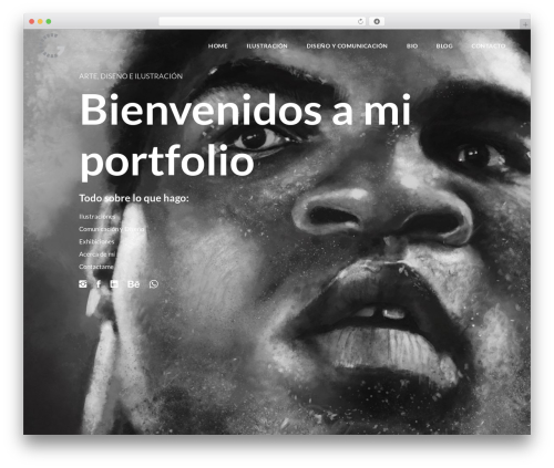Theme WordPress Illustrator - guillecoppo.com