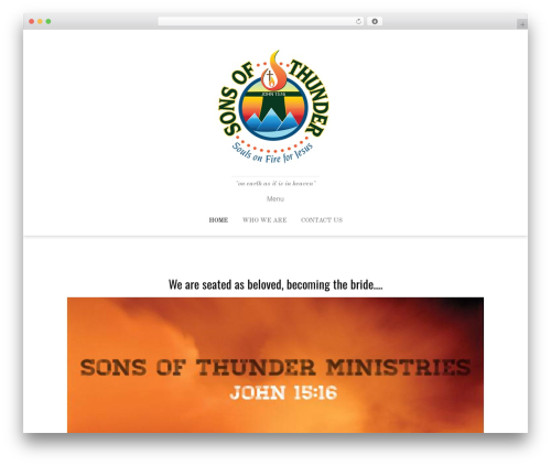 WordPress theme Themify Bold - sotministries.com