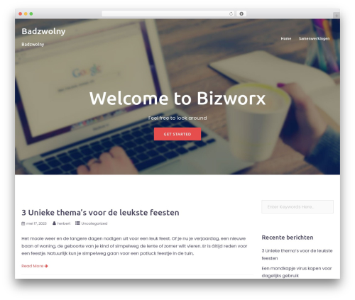 WordPress theme Bizworx - badzwolny.eu