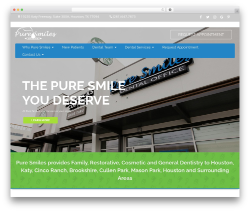 Cpm WordPress plugin - puresmilesdds.com