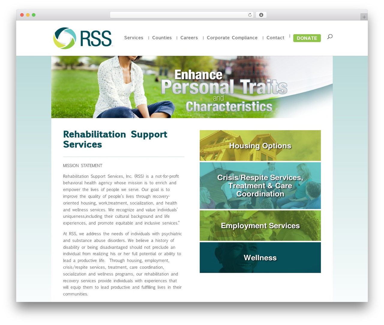 WordPress theme Overit - rehab.org