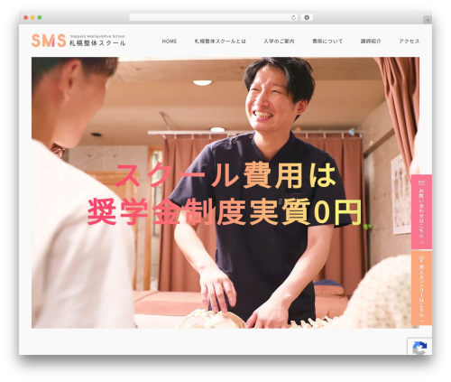 WordPress theme wp_school - seitai-school.net