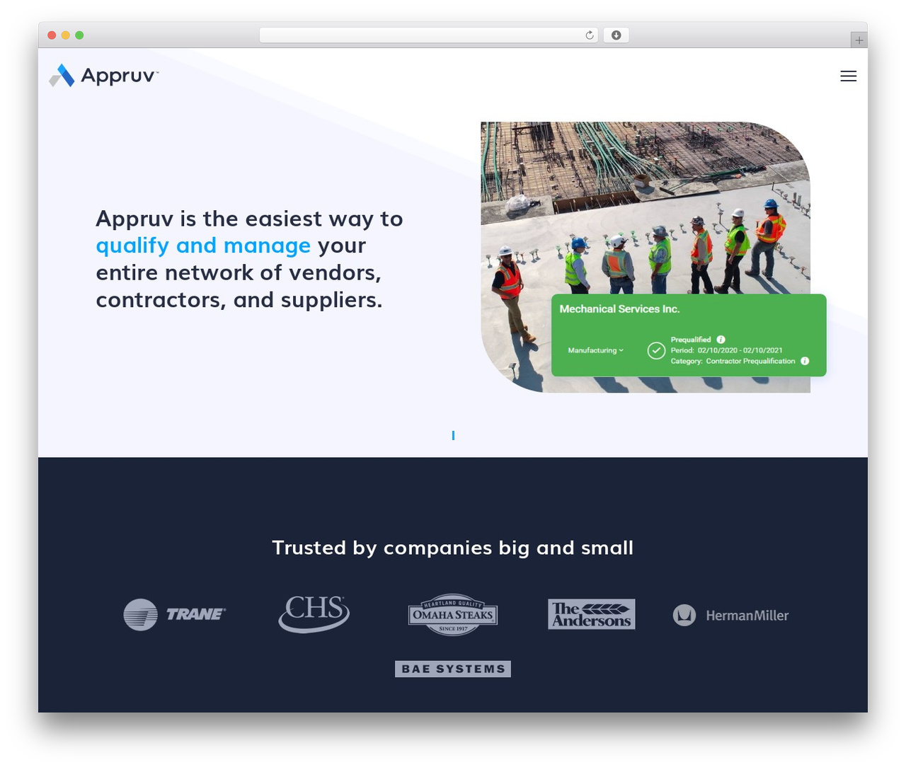 WordPress website theme Appruv - appruv.com