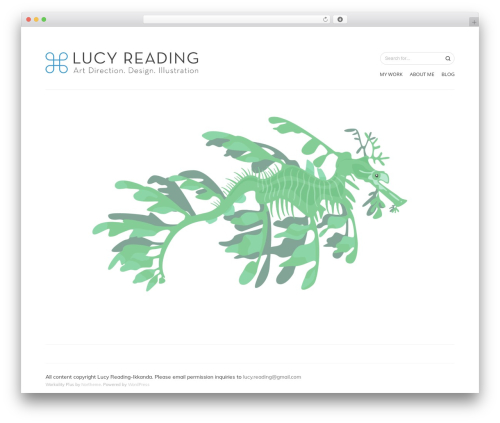 Workality Plus theme WordPress portfolio - lucyreading.co.uk