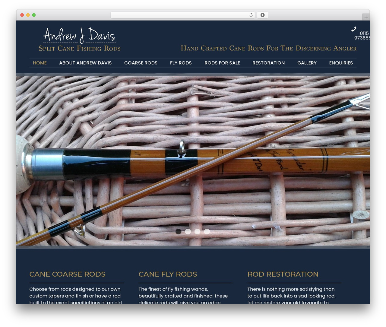 AJDTheme WordPress theme - ajdsplitcanerods.com