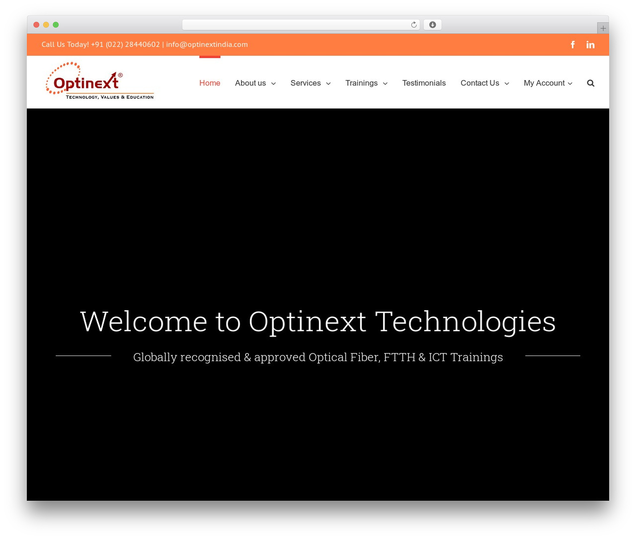 Avada WordPress theme - optinextindia.com
