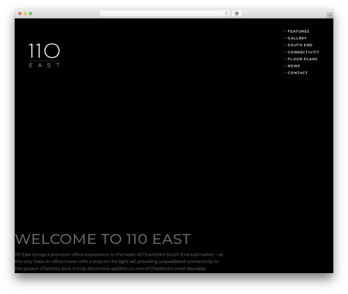 Bricks WordPress theme - 110east.com