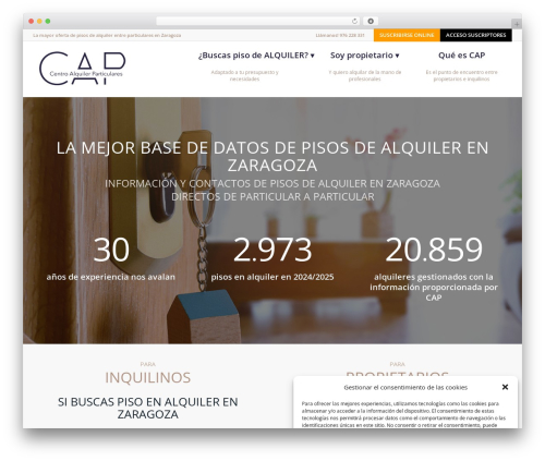 Cap best WordPress theme - capzaragoza.com