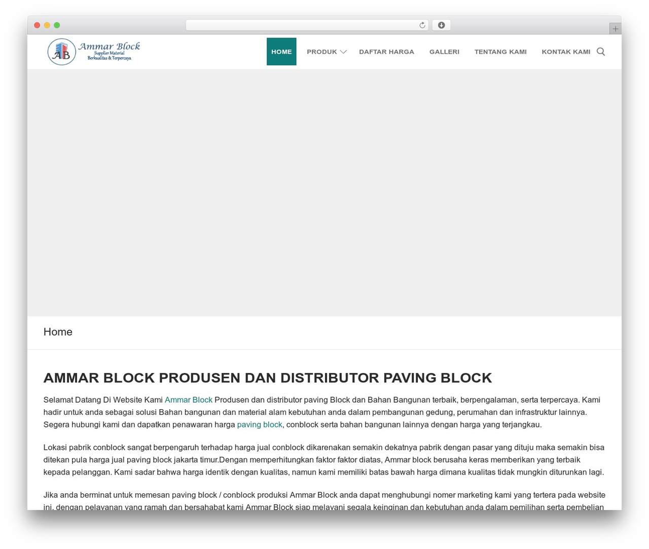 Customify WordPress theme - ammarblock.com