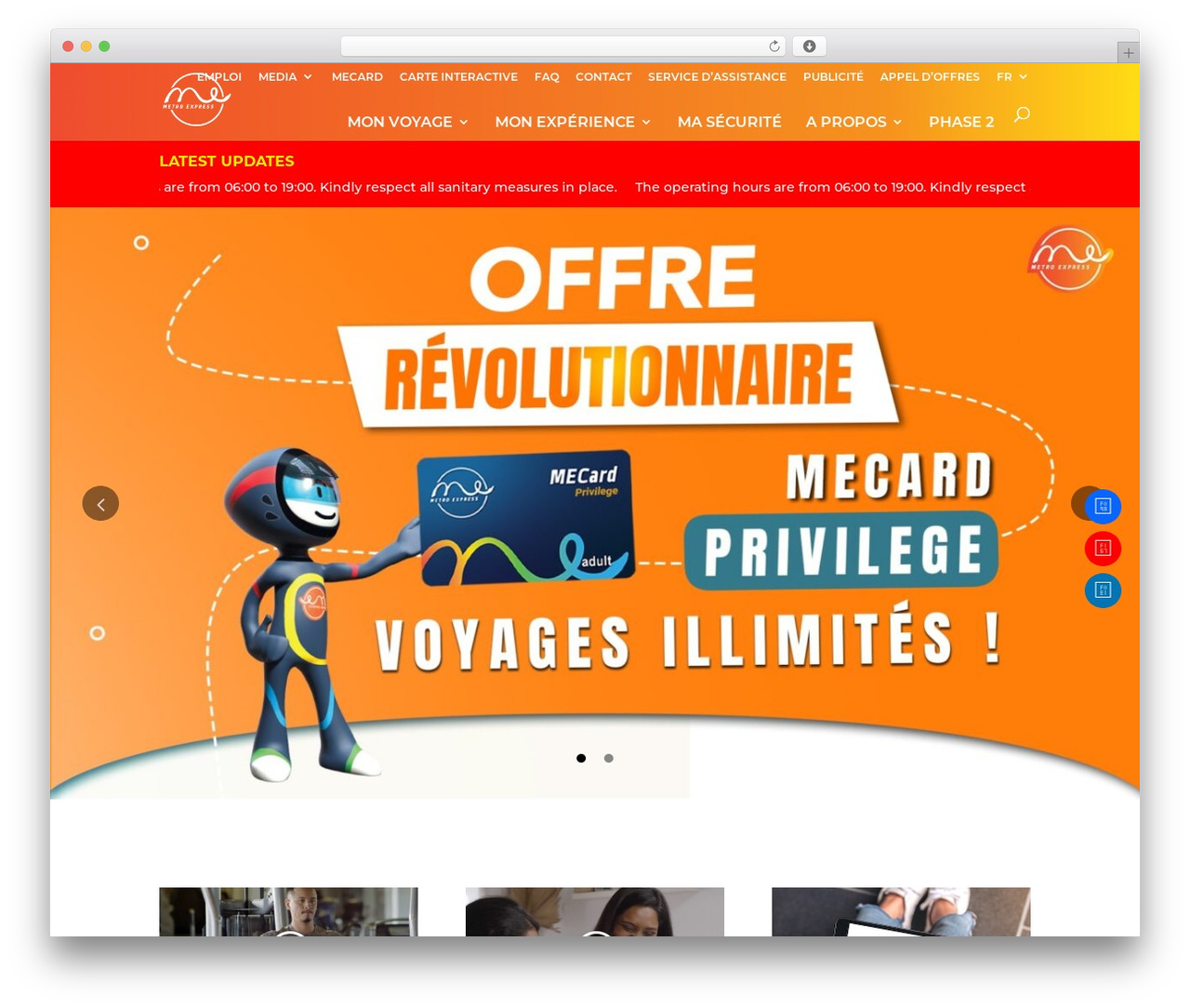 Divi theme WordPress - mauritiusmetroexpress.mu