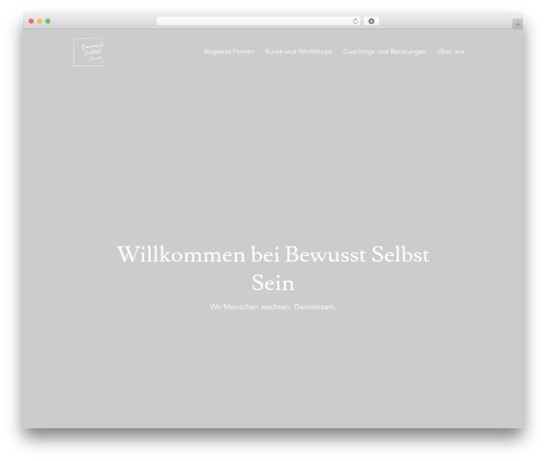 Divi theme WordPress - bewusstselbstsein.ch