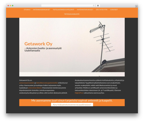Divi WordPress theme - getawork.fi
