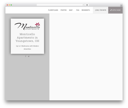 Maverick theme WordPress - monticelloapts.com