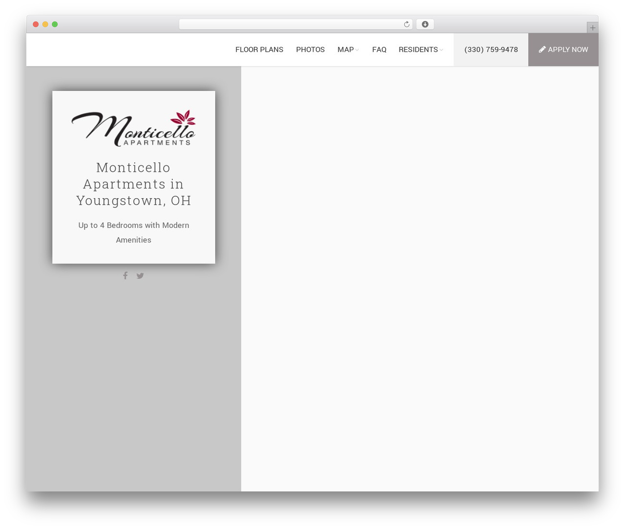 Maverick theme WordPress - monticelloapts.com