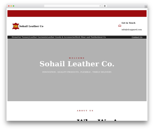 Theme WordPress Structify - slcapparel.com