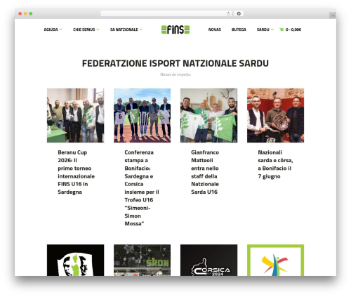 Trophy top WordPress theme - fins-sardigna.net