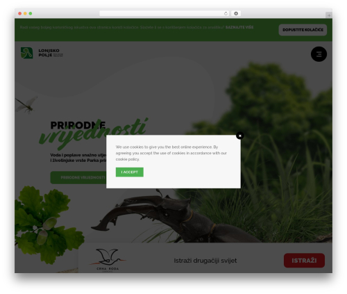WordPress theme EA93 Wordpress Theme - pp-lonjsko-polje.hr