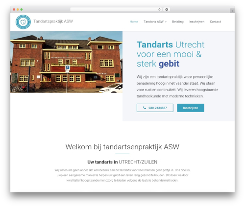 WordPress theme Creātus - tandartspraktijkasw.nl