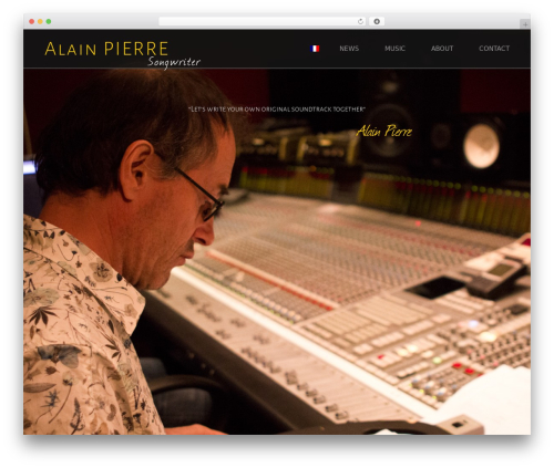 Ap WordPress theme - alainpierre-compositeur.com