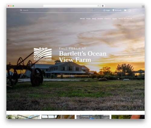 Divi WordPress theme - bartlettsfarm.com