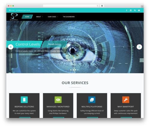 Frontech premium WordPress theme - smart-port.co.uk