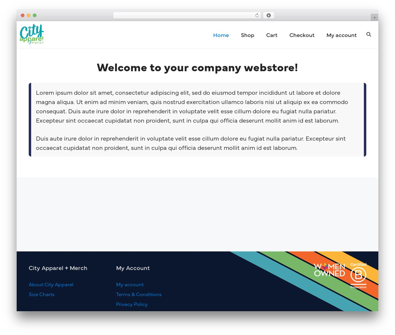 GeneratePress WordPress theme - companygear.store