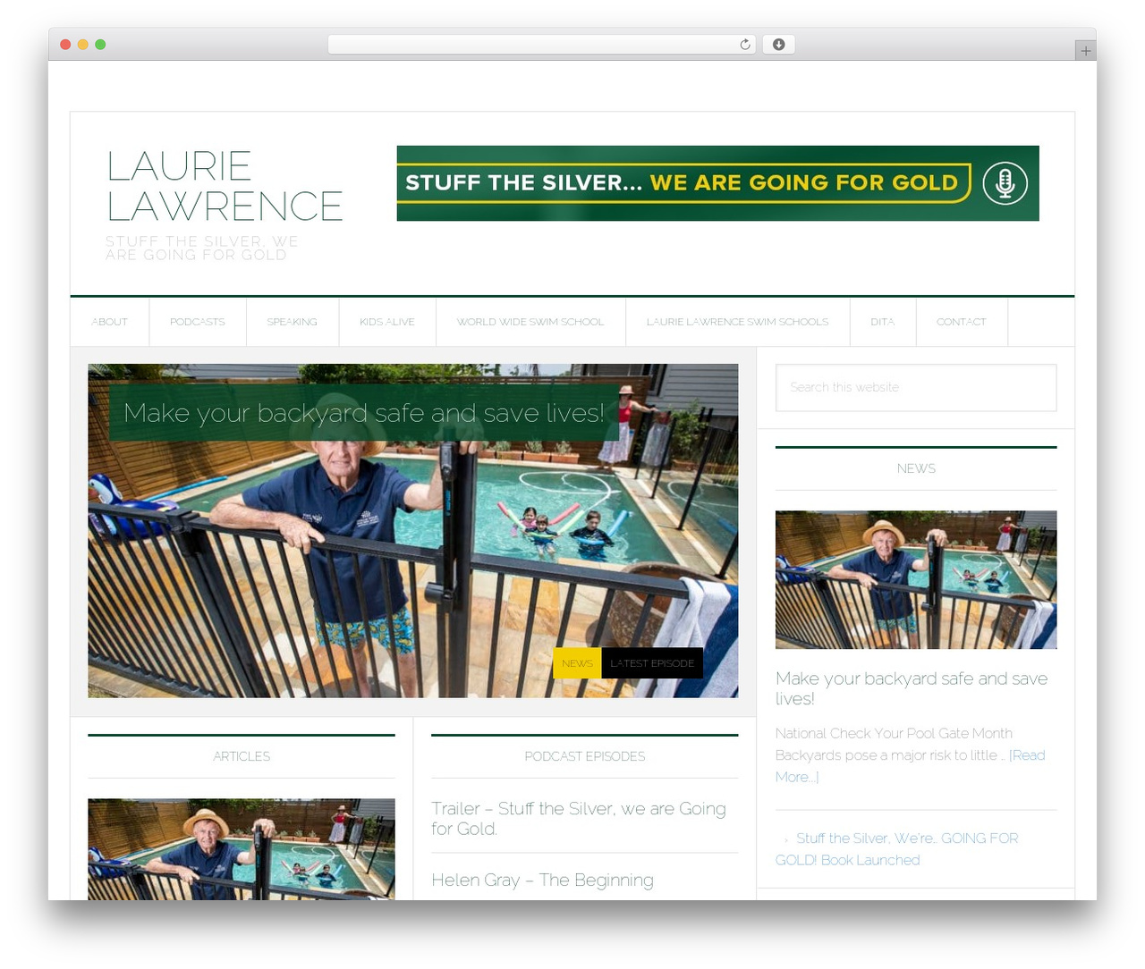 News Pro WordPress theme - laurielawrence.com.au