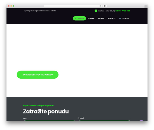 MoveMe WordPress theme - ultramove.rs