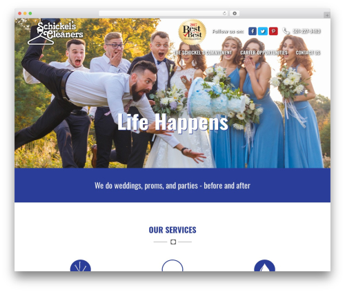 Schickle Theme WordPress theme - schickelscleaners.com