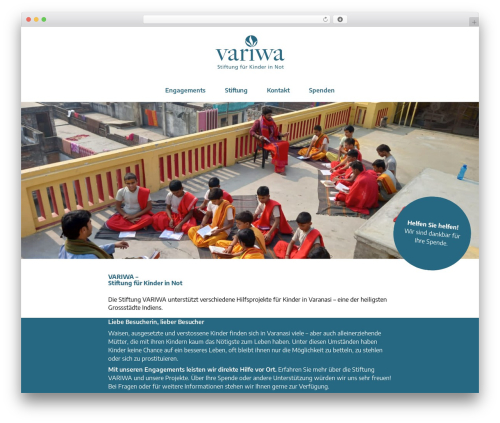 Studio theme WordPress - variwa.ch