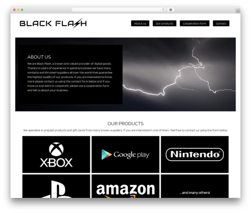Theme WordPress BlackFlash - blackflash.net