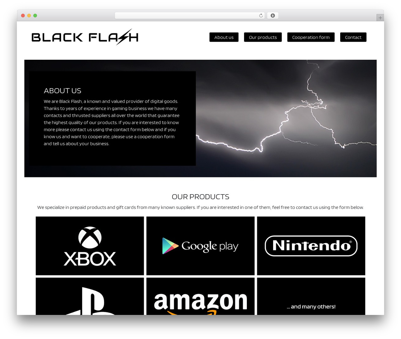 Theme WordPress BlackFlash - blackflash.net Theme WordPress BlackFlash - blackflash.net