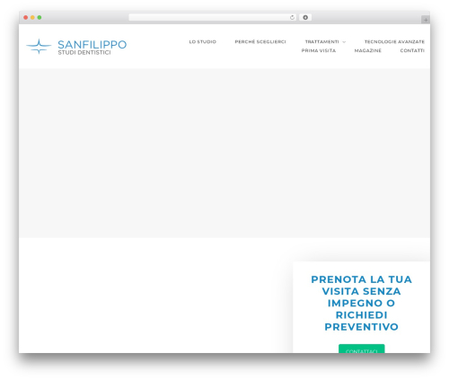 Theme WordPress Dentist WP - sanfilippodental.com