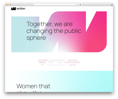 Theme WordPress IW Theme - w-action.com
