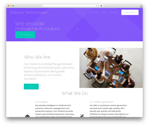 Builder typewriter WordPress plugin - actuous.com