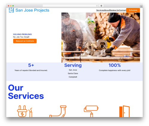 WordPress theme Blockskit - sanjoseprojects.com