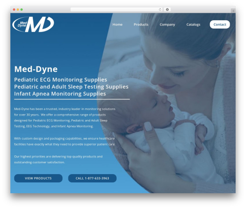 WordPress theme Design Web - med-dyne.com