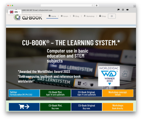 Woorechnung WordPress plugin - cu-book.de