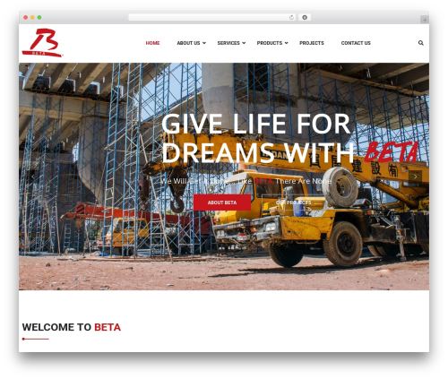 WordPress theme Interrio - beta-technical.com