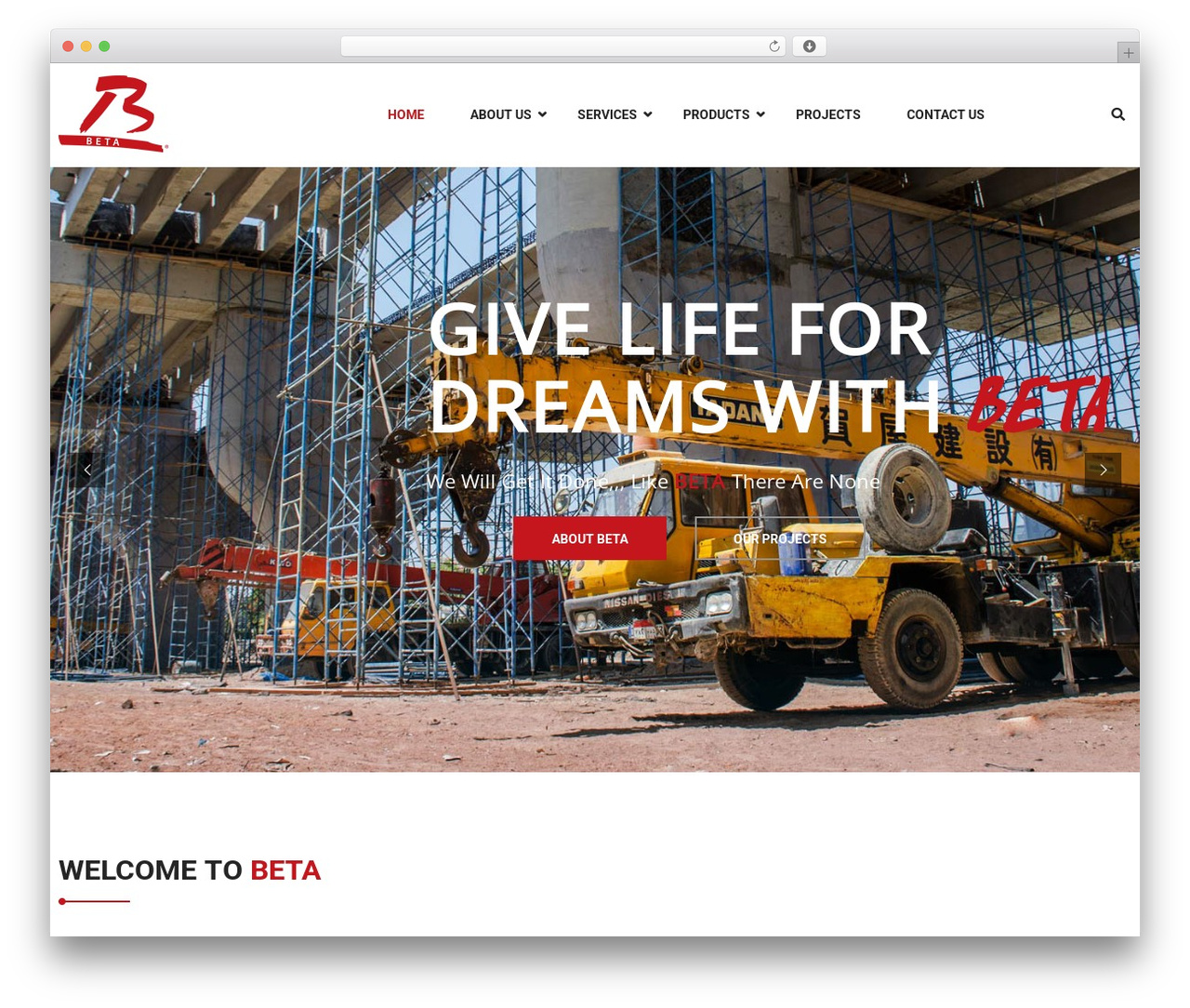 WordPress theme Interrio - beta-technical.com