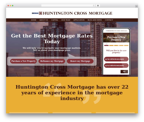 WordPress theme Sydney - hcmortgage.com